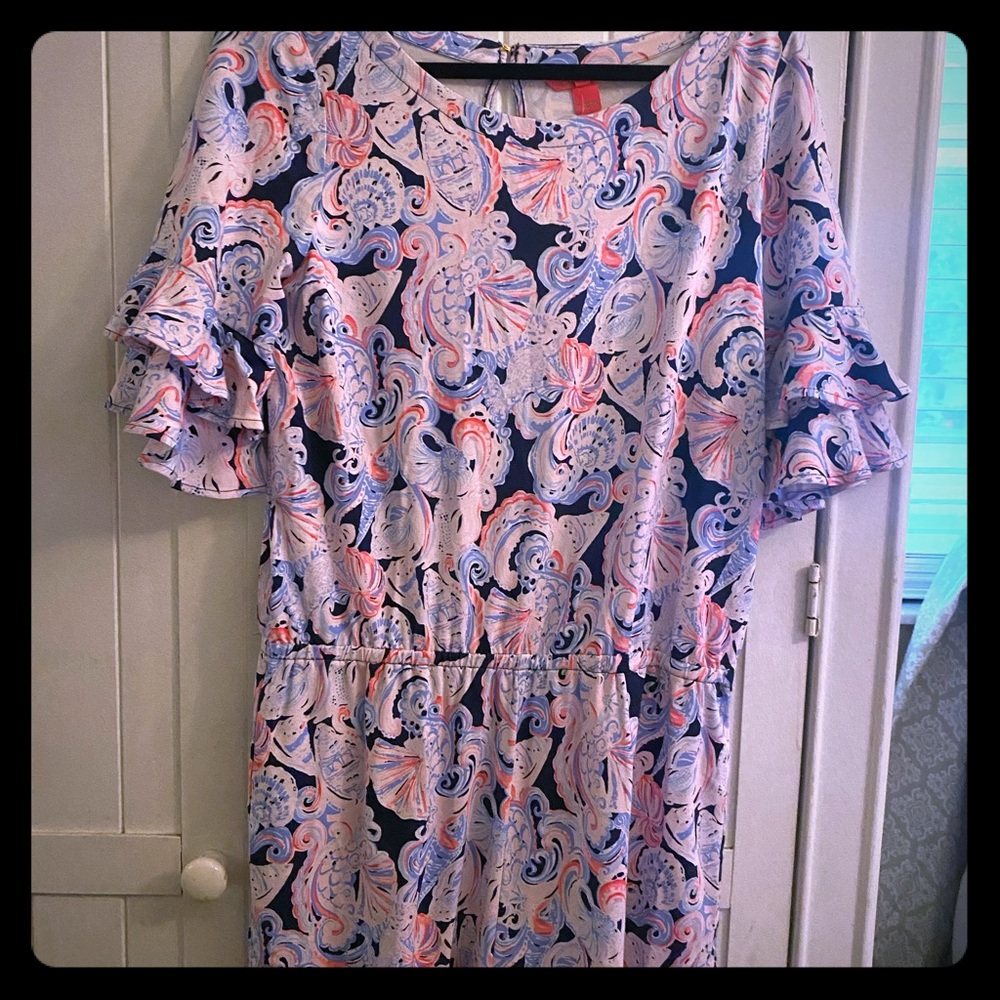 NWT Lula Romper in High Tide Navy